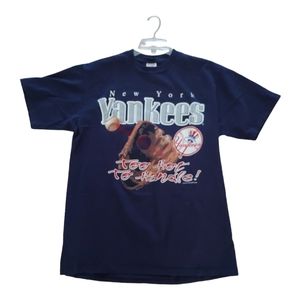 Vintage 1998 NY Yankees "TOO HOT TO HANDLE" T-Shirt Men’s Sz Large